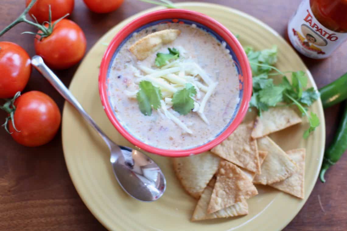 Sonoran Cheese Soup - My Tasty Trials