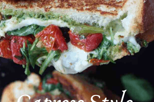 Caprese Style Grilled Cheese