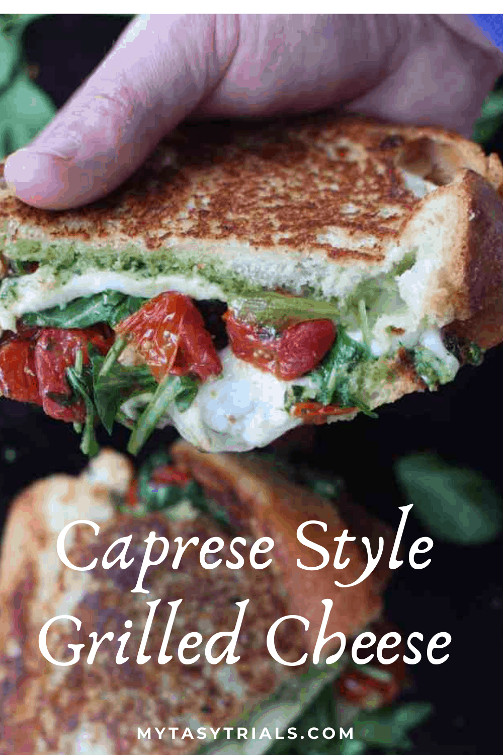 Caprese Style Grilled Cheese
