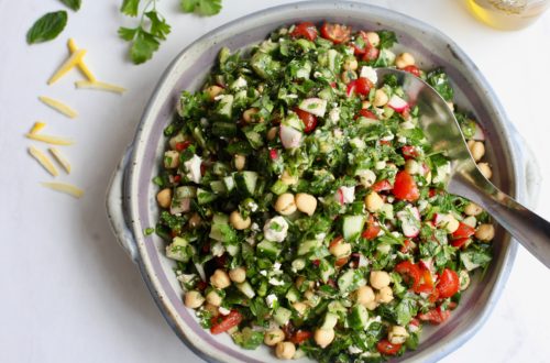 Tabouli Salad with Chickpeas