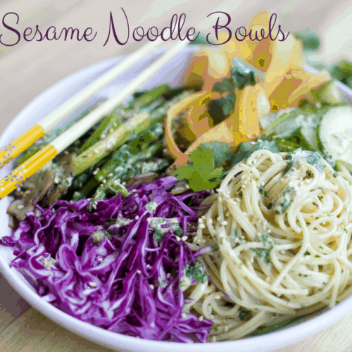 Sesame Noodle Bowls